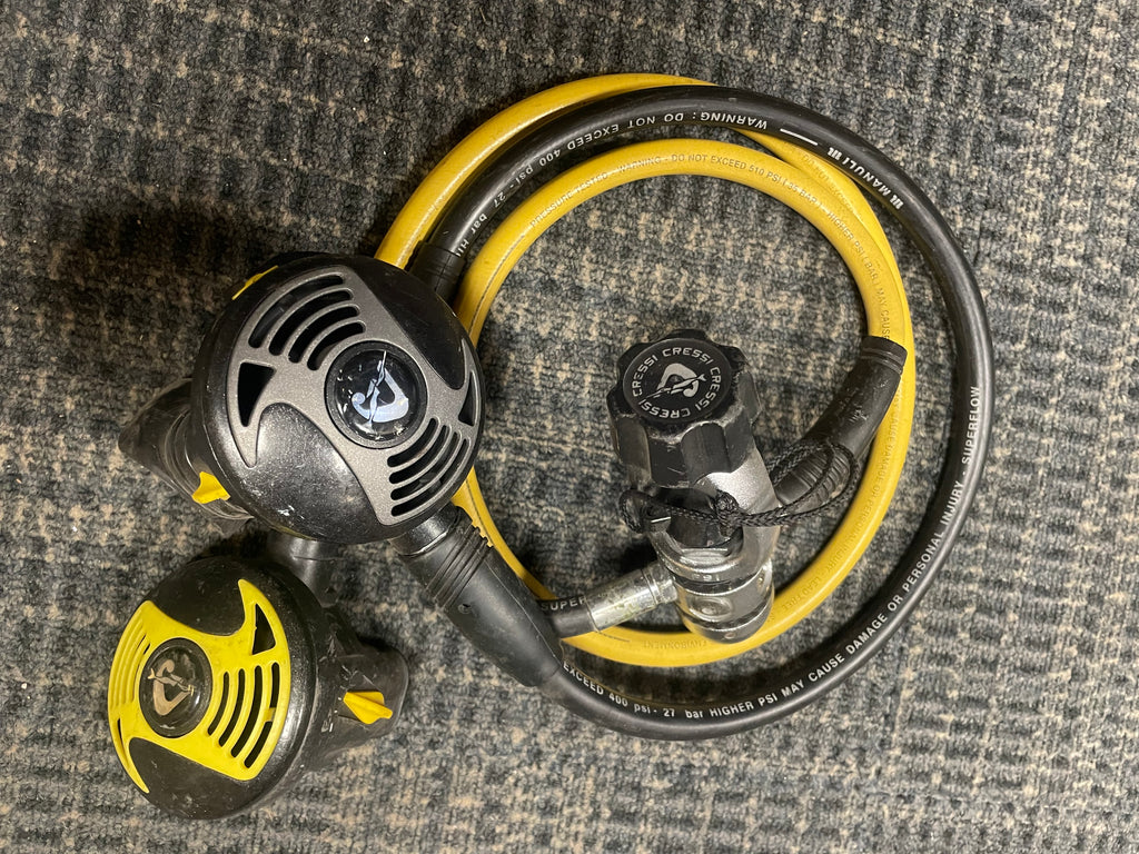 Cressi second hand Reg set