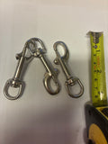 3 x Apeks stainless bolt snaps