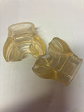 2 x Clear Apeks mouthpieces