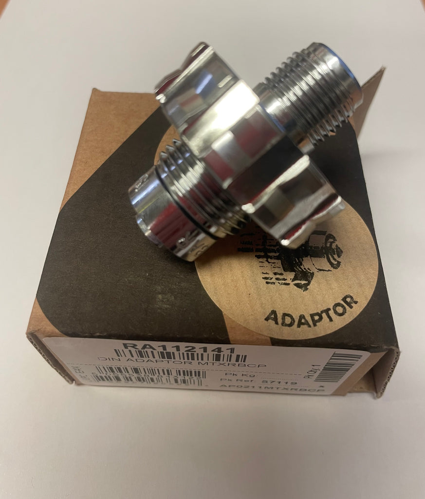 APEKS DIN CONVERSION KIT - CHROME - IN STOCK