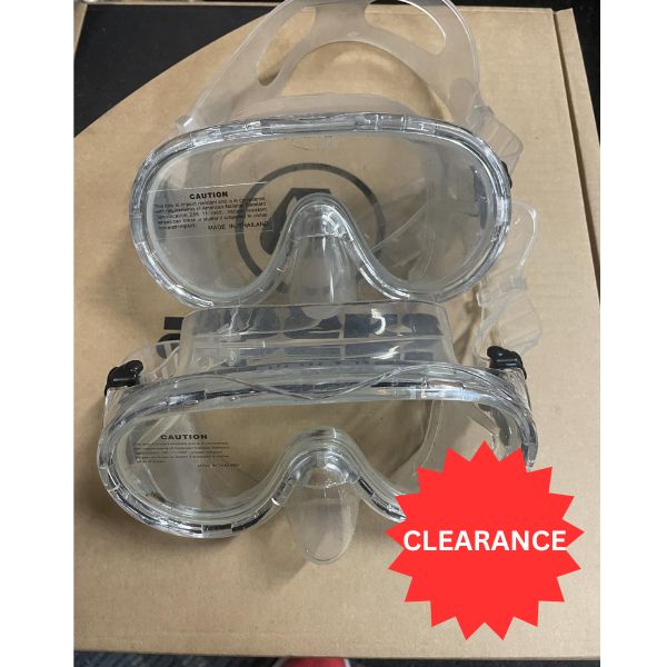 2 x TYPHOON SILICONE JUNIOR/TEEN DIVE MASKS - NEW