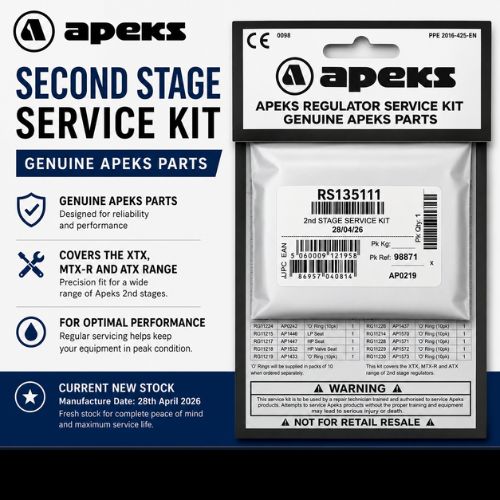 Apeks Second Stage Kit - RS135111 (old code AP0219)