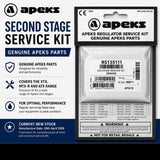 Apeks Second Stage Kit - RS135111 (old code AP0219)