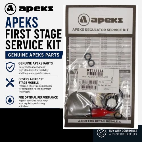 Apeks First Stage Service Kits - RT14114 (old code AP0241)