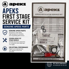 Apeks First Stage Service Kits - RT14114 (old code AP0241)