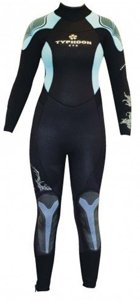 TYPHOON CORAL 7/5/4MM SEMI DRY SUIT - LADIES SIZES Small Medium and Large-RRP £199