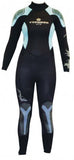 TYPHOON CORAL 7/5/4MM SEMI DRY SUIT - LADIES SIZES Small Medium and Large-RRP £199